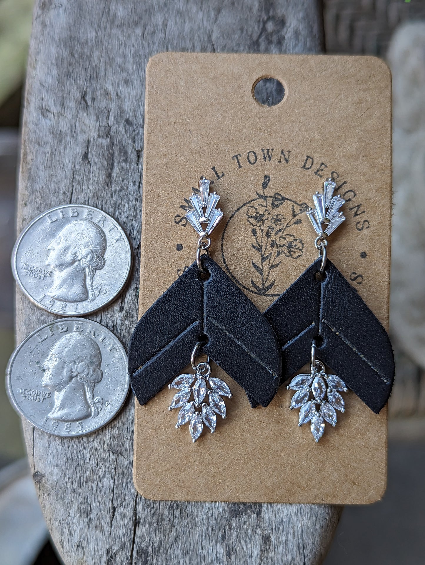 Elegant Black Leaves