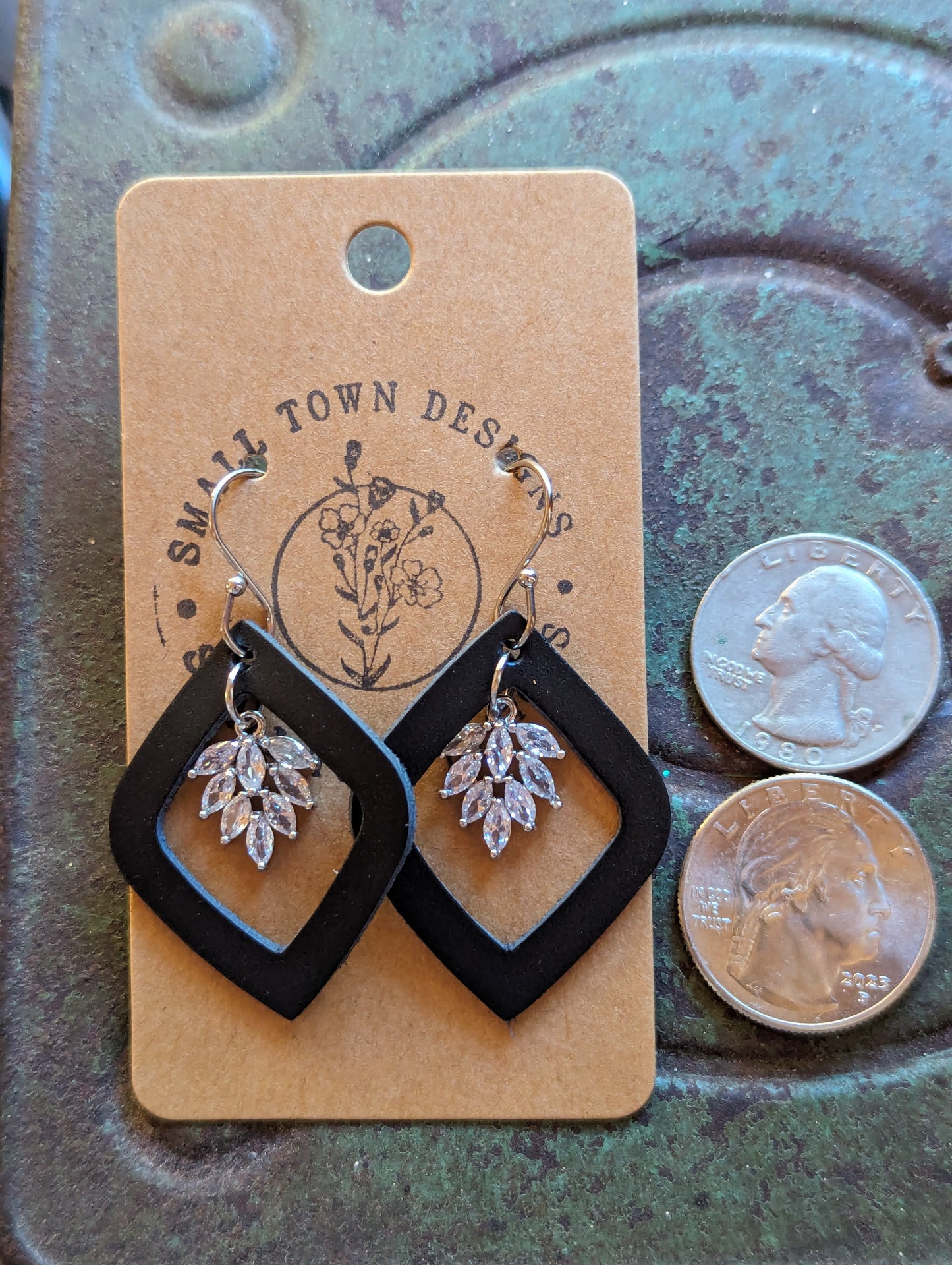 Black Diamonds with Feathers