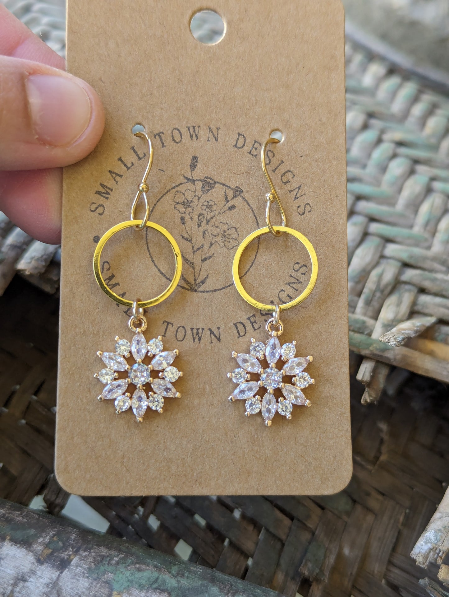 Dainty Gold Flowers
