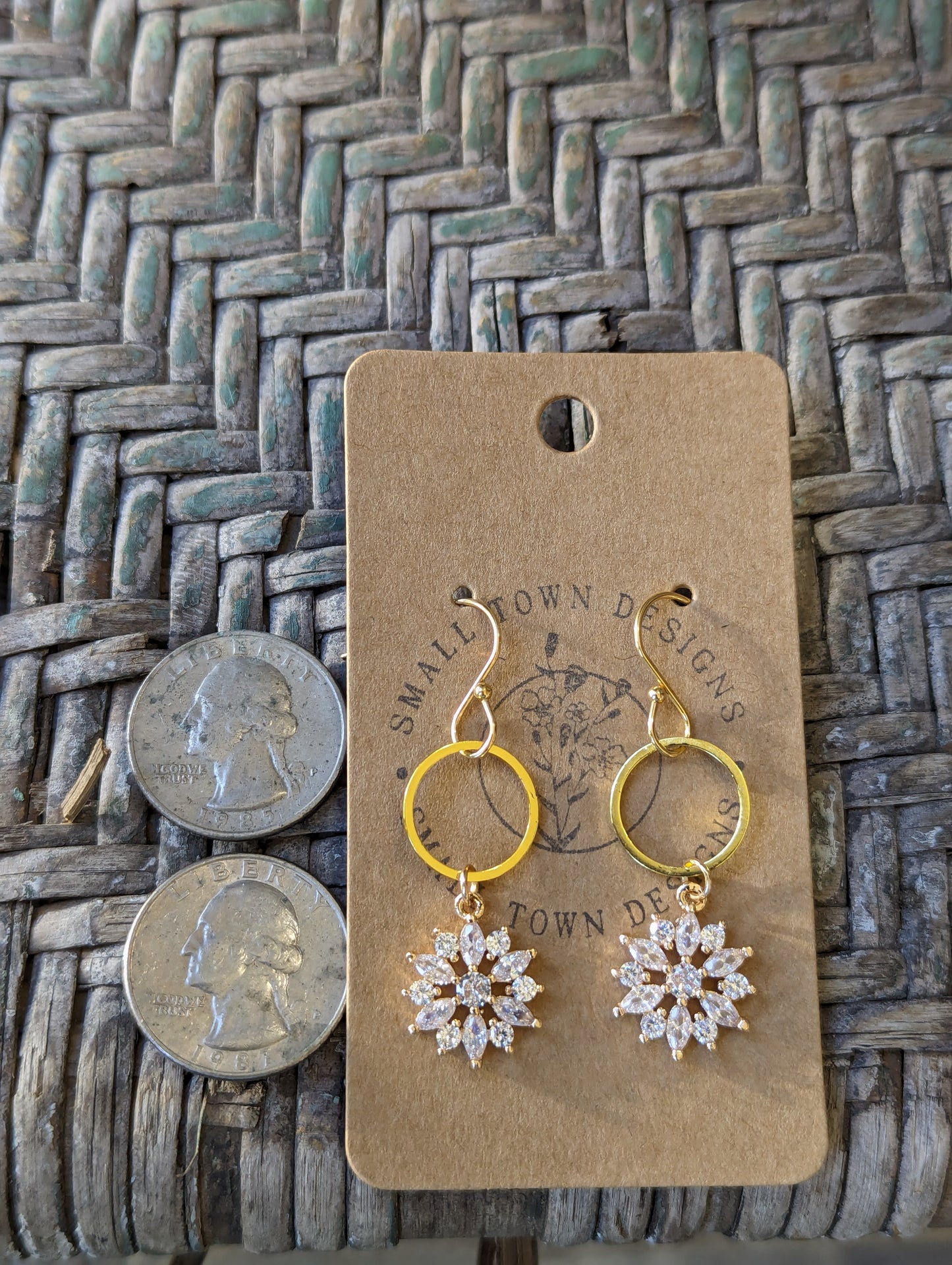 Dainty Gold Flowers
