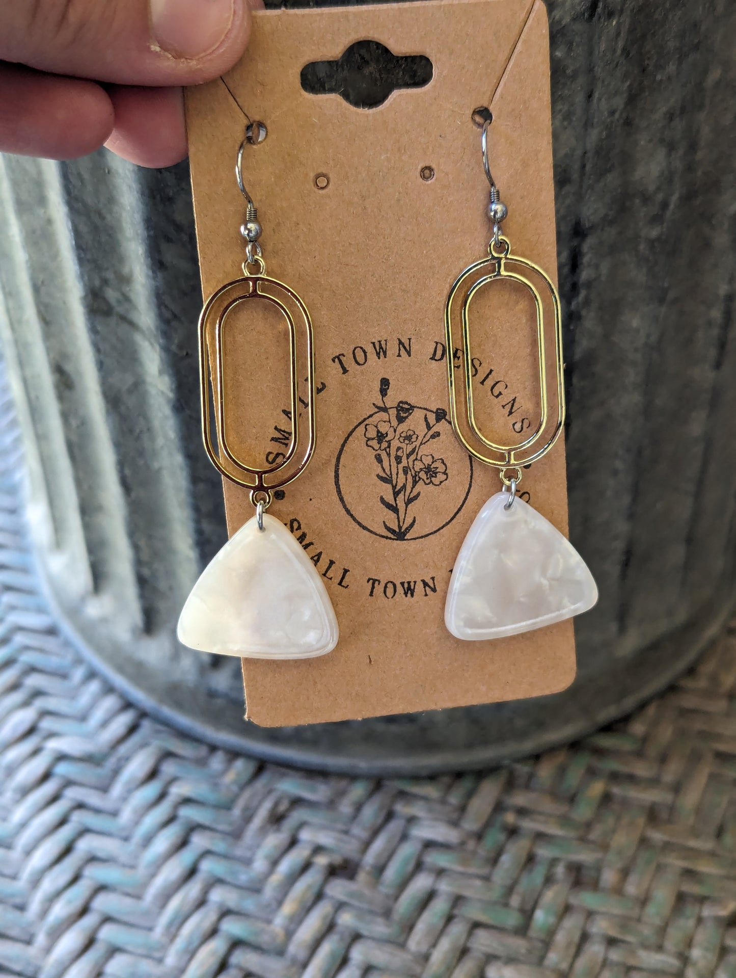 Elegant Triangle Dangles