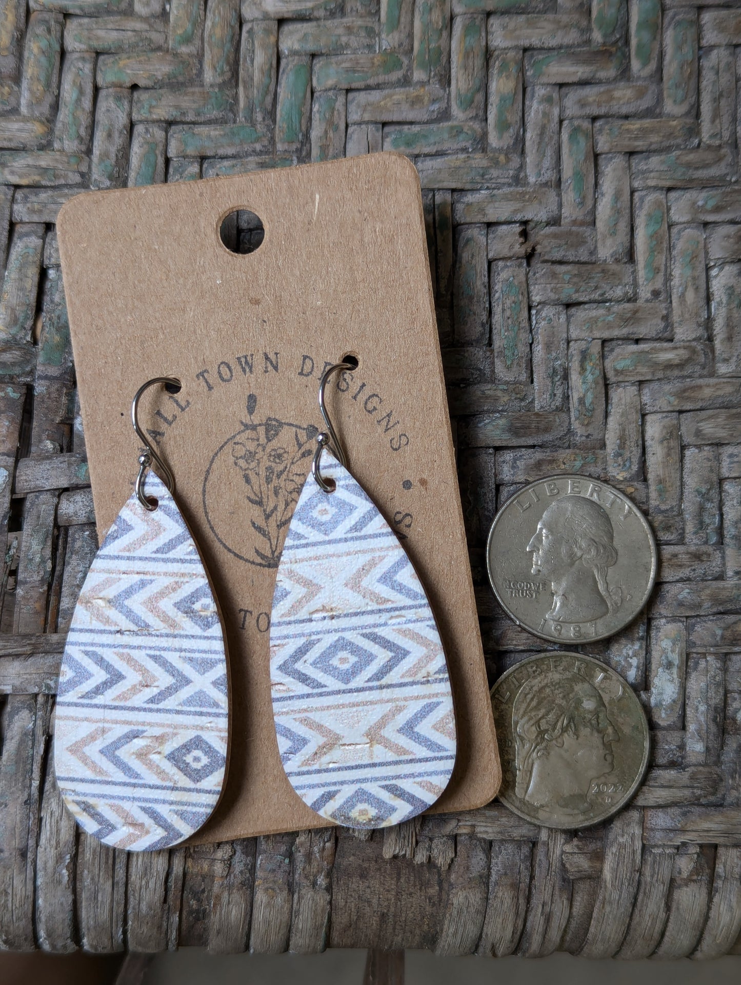 Blue Tribal Teardrops
