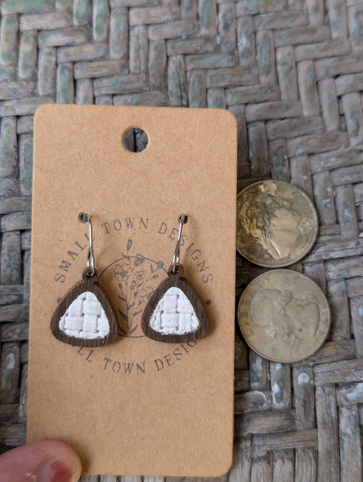 Cream Wooden Triangles