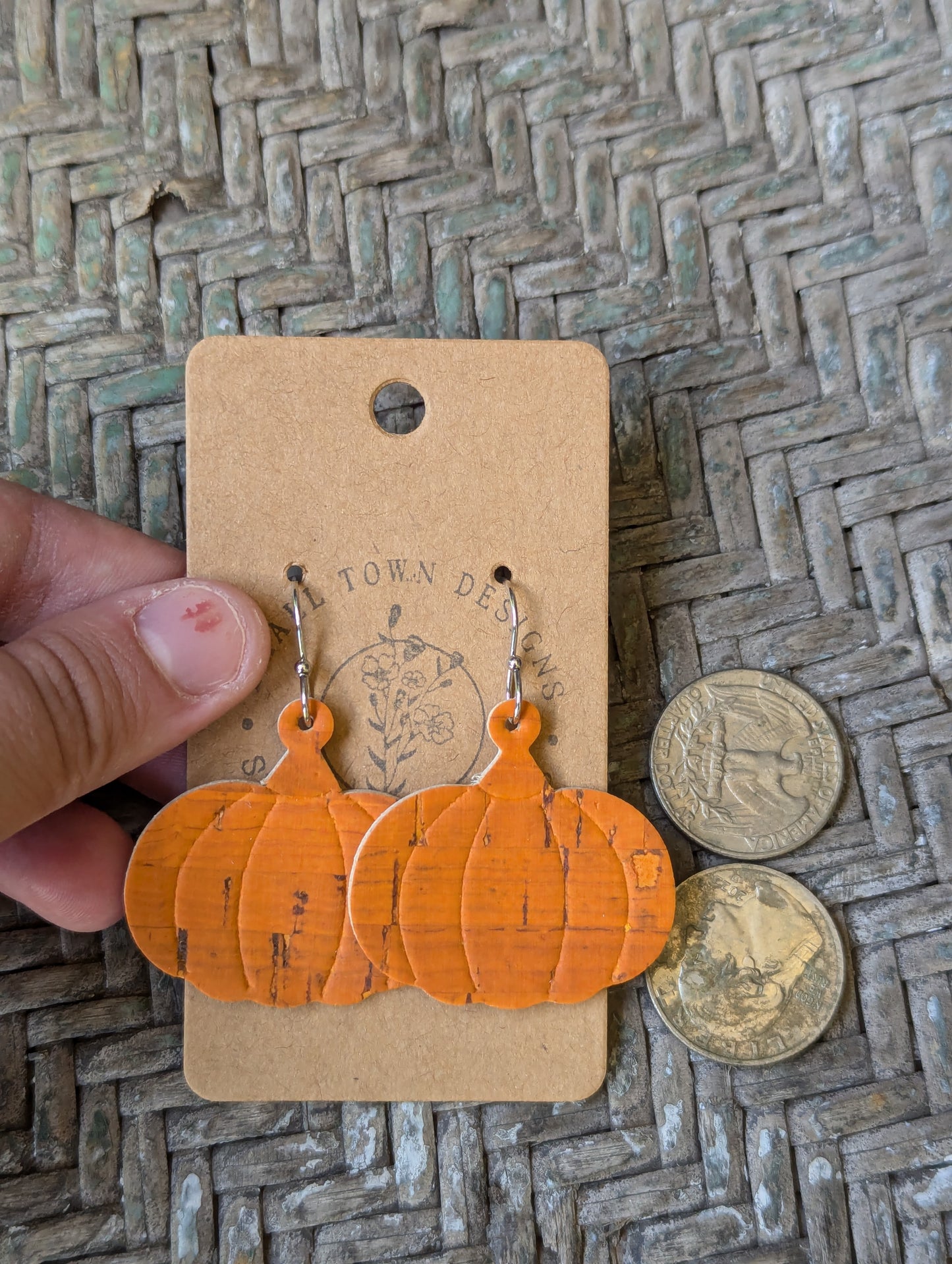 Embossed Cork Pumpkins