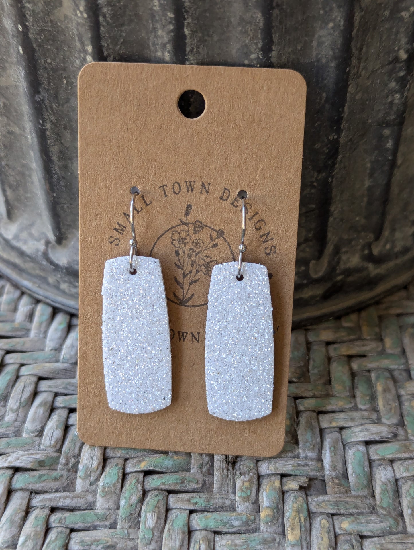 Glitter White Bars