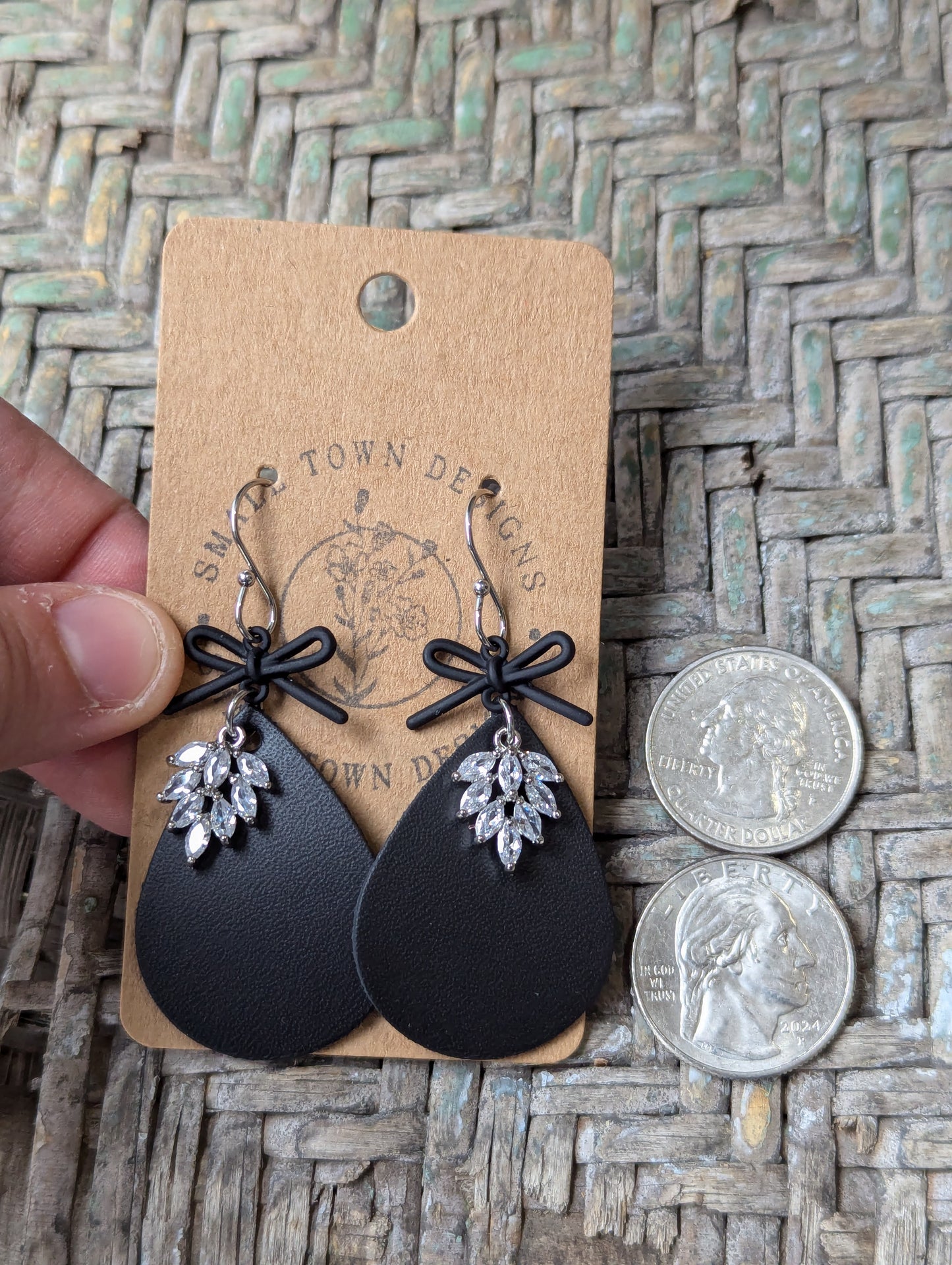 Black Bow Black Teardrops