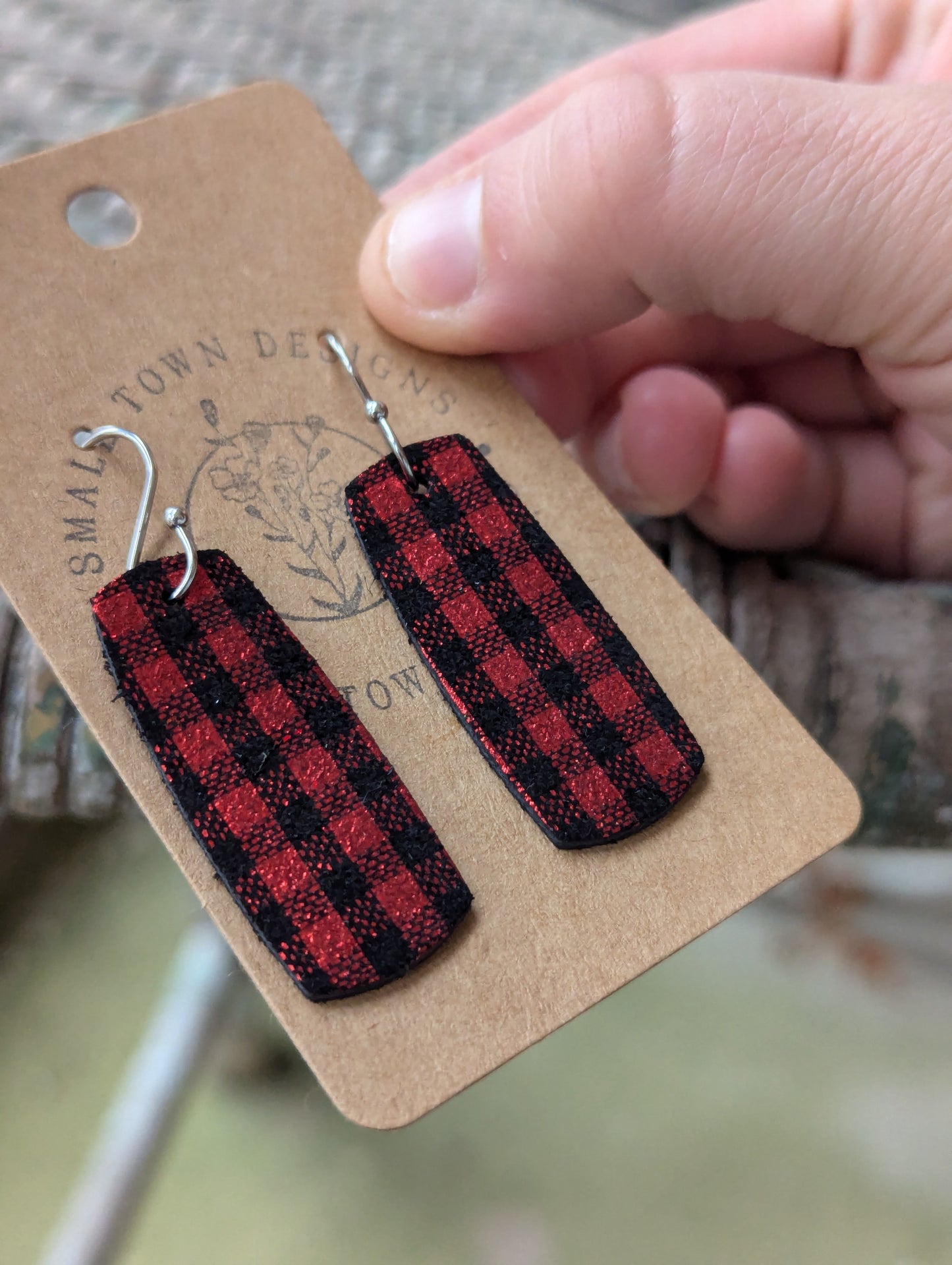 Metallic Buffalo Plaid Bars