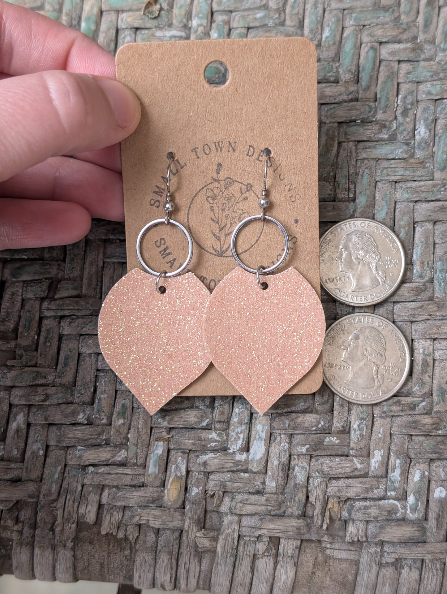 Caramel Pointed Dangles