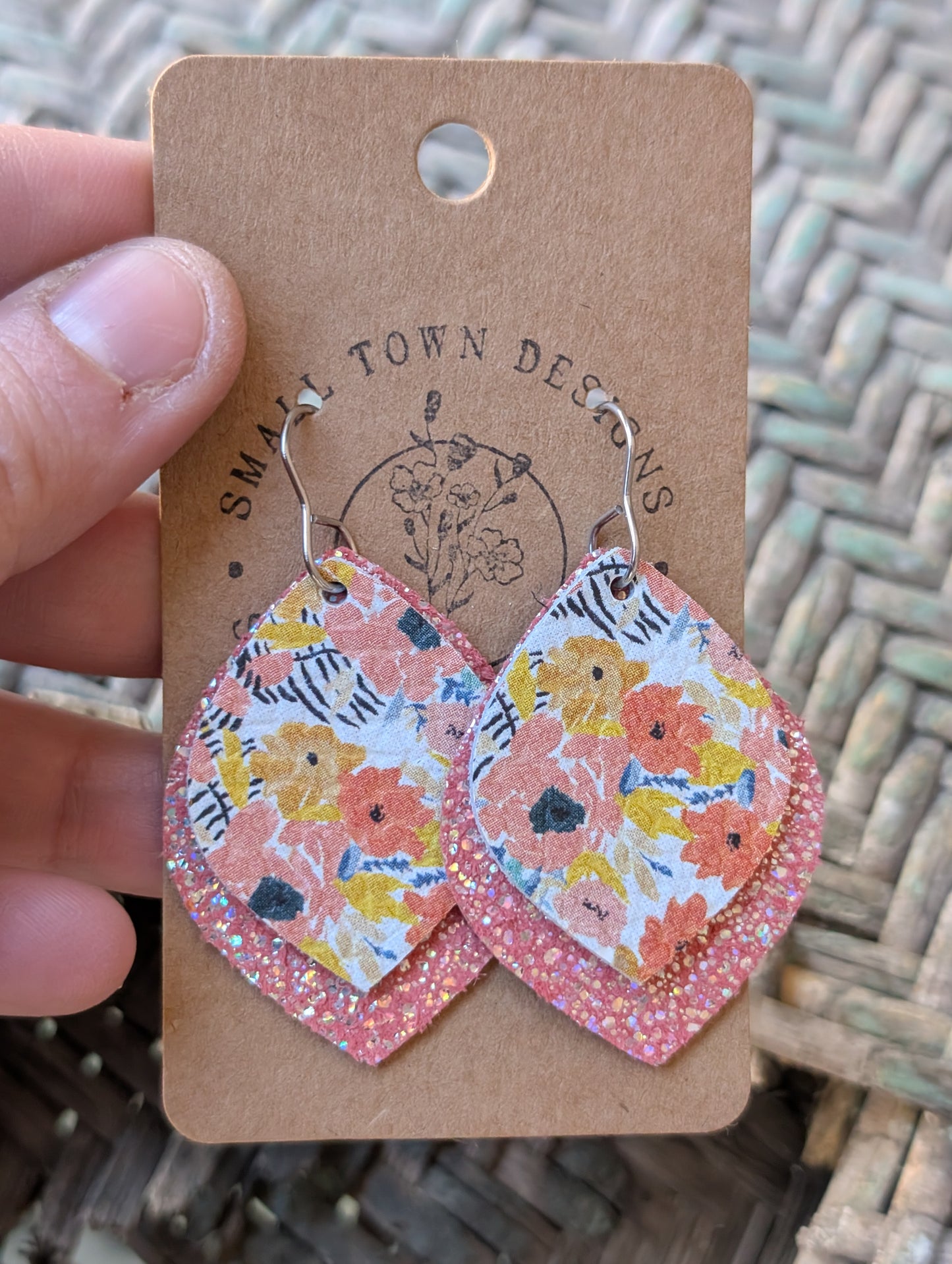 Spring Floral Dangles