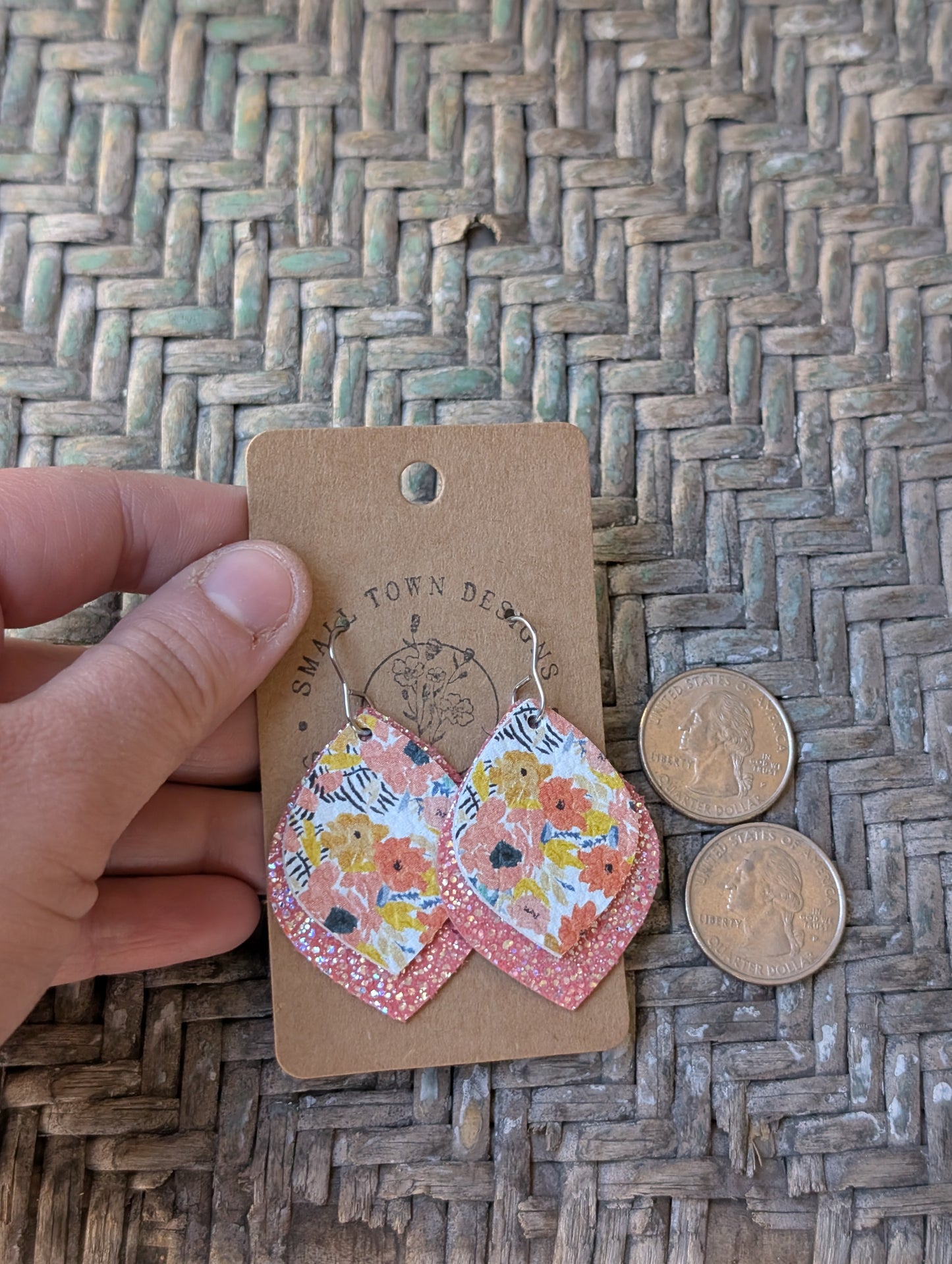 Spring Floral Dangles