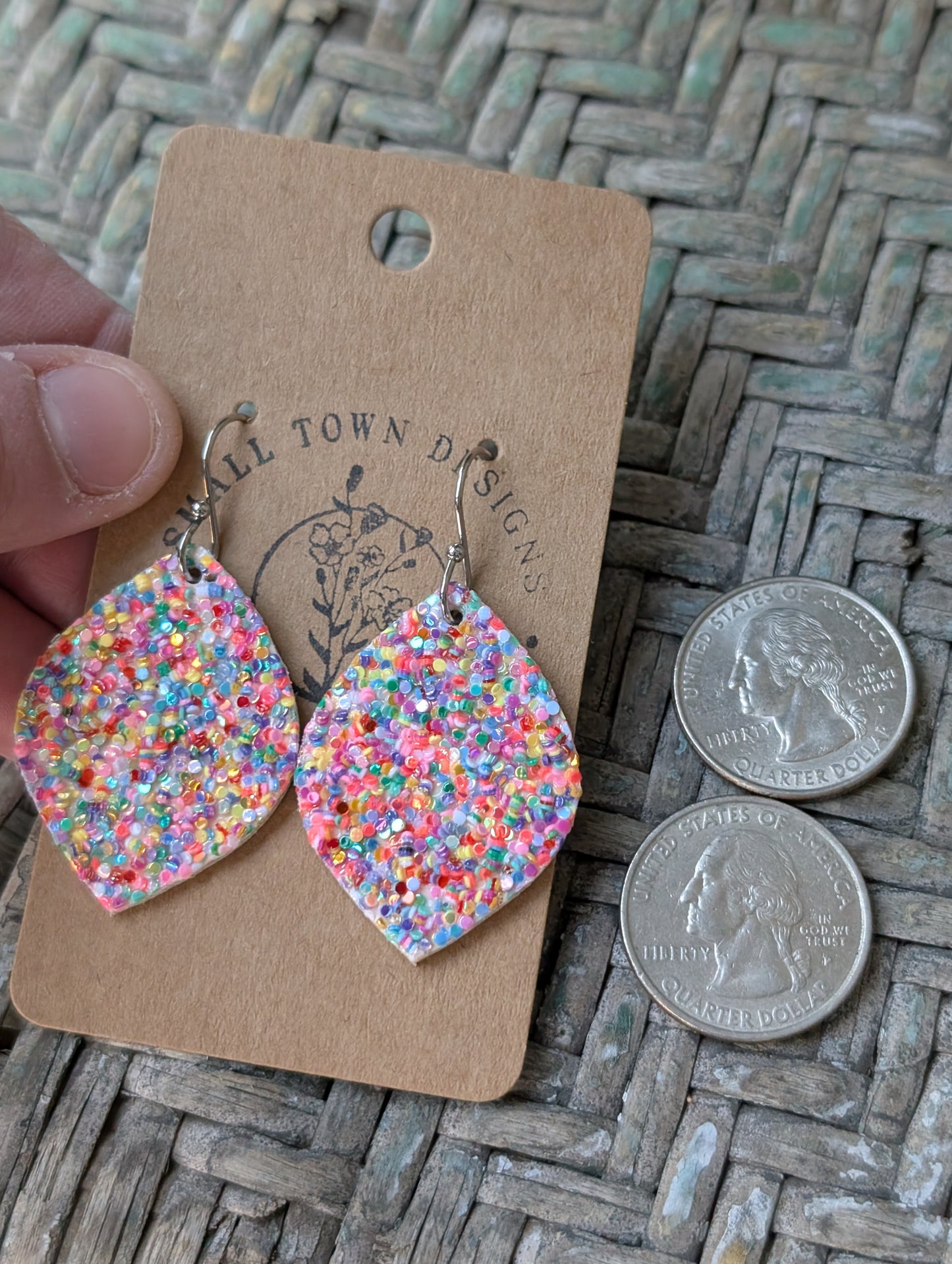 Rainbow Glitter Diamonds