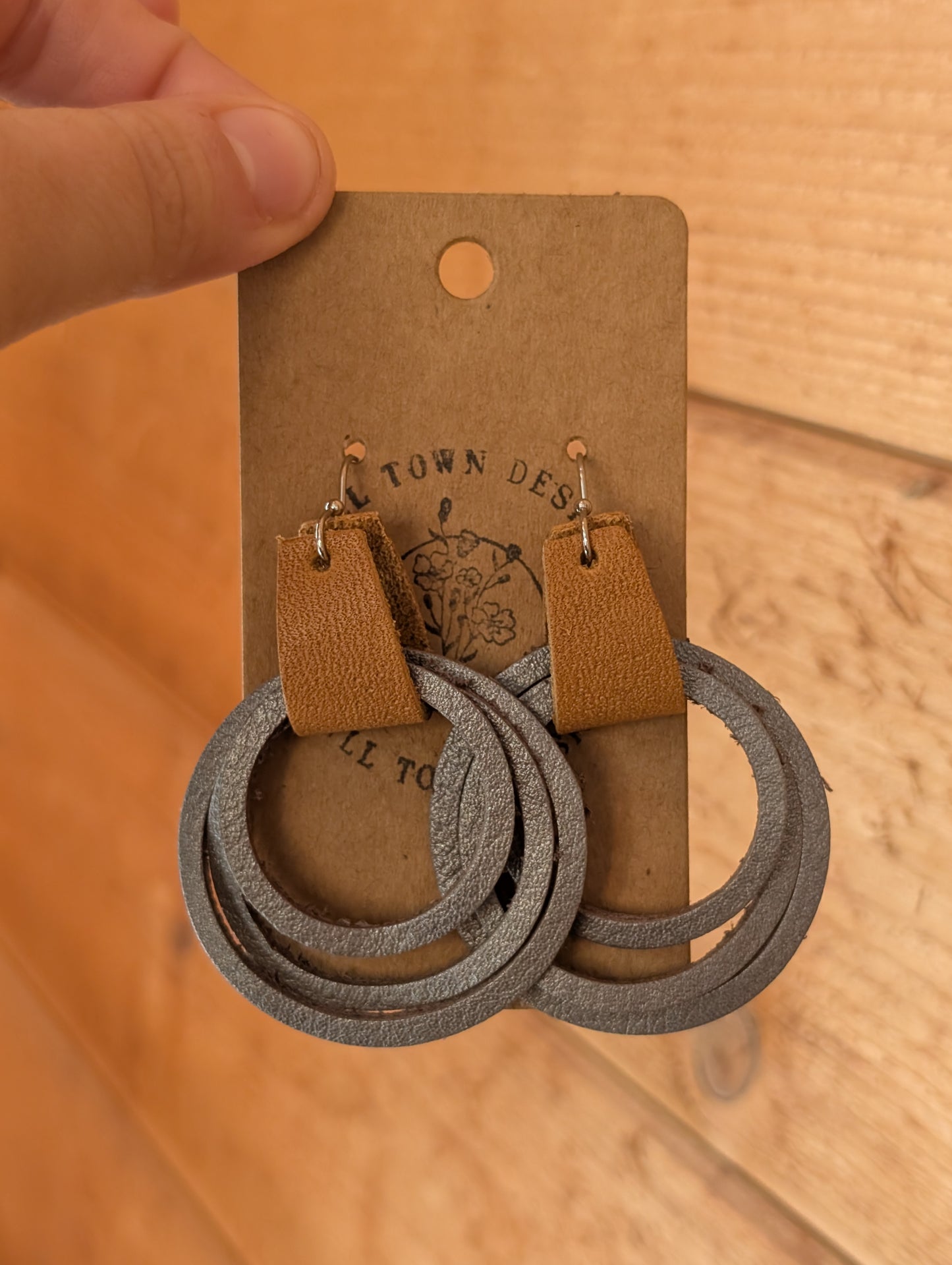 Metallic Gray Rings