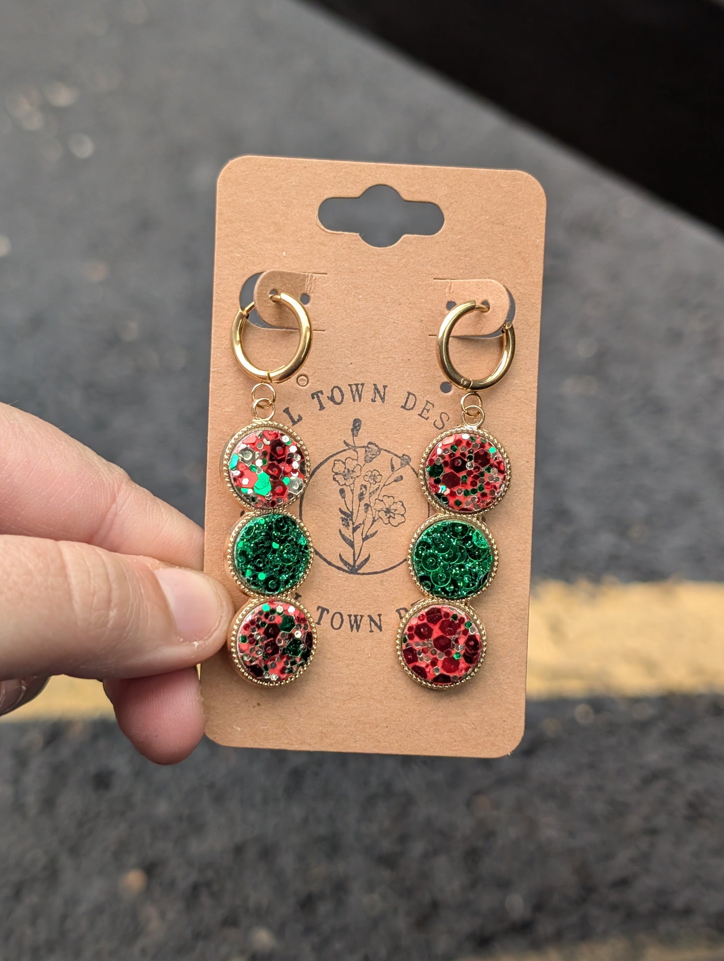 Christmas Glitter Trio