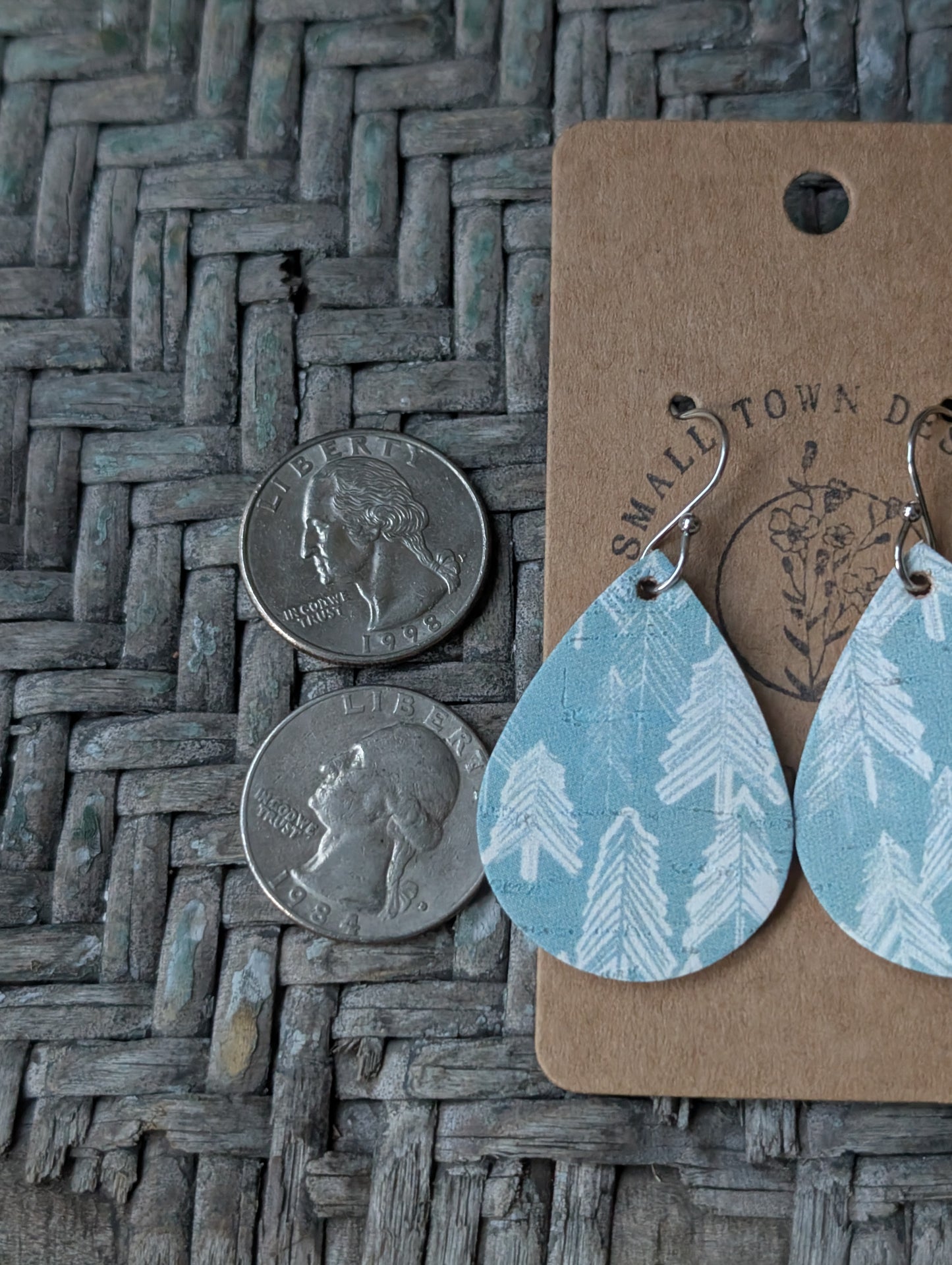 Blue Christmas Teardrops