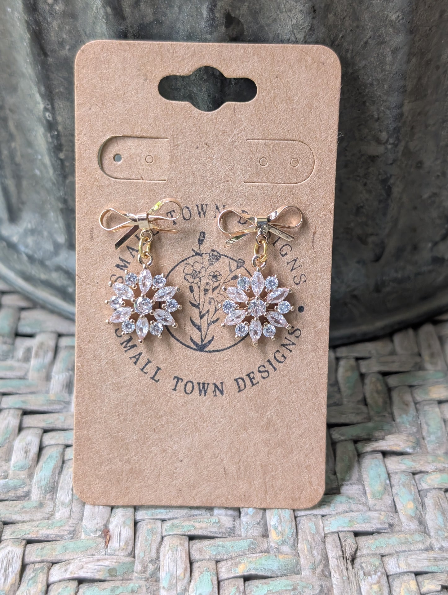 Gold Bow Flowers