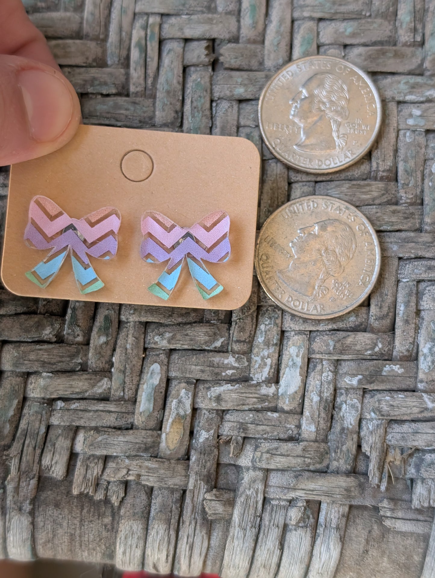 Pastel Chevron Bows