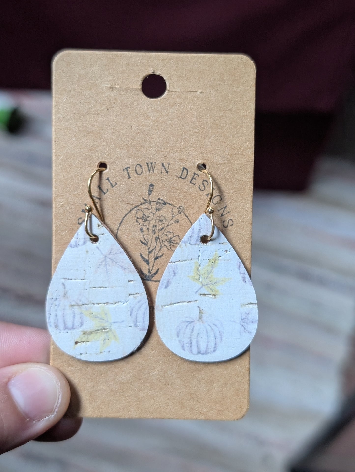 White pumpkin Teardrops