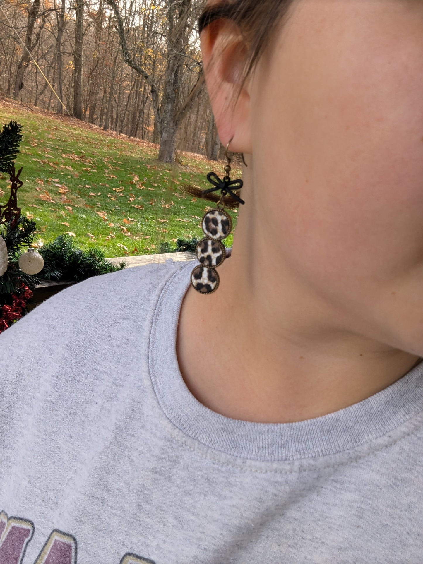 Leopard Bow Trios