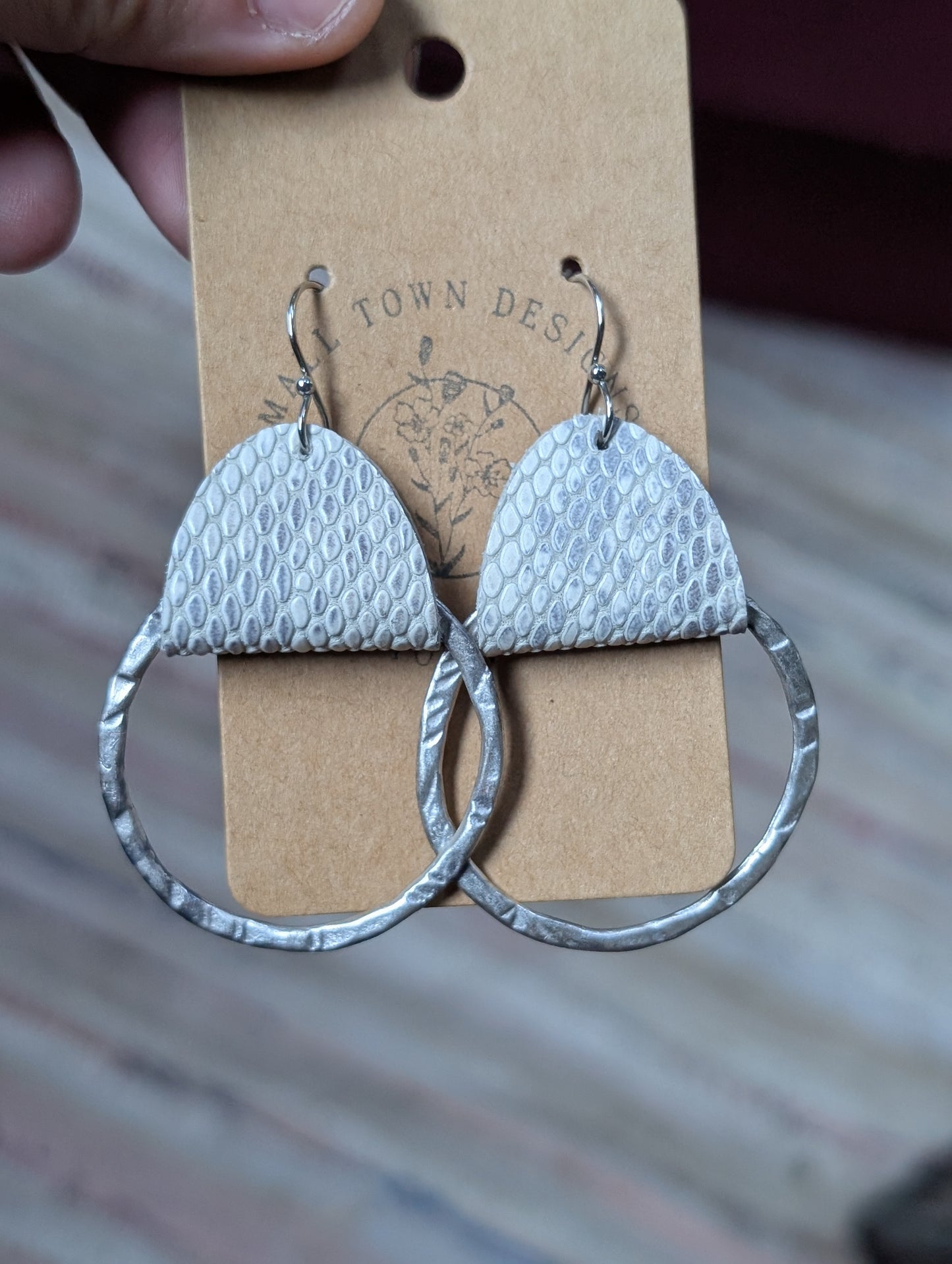 Snakeskin rings