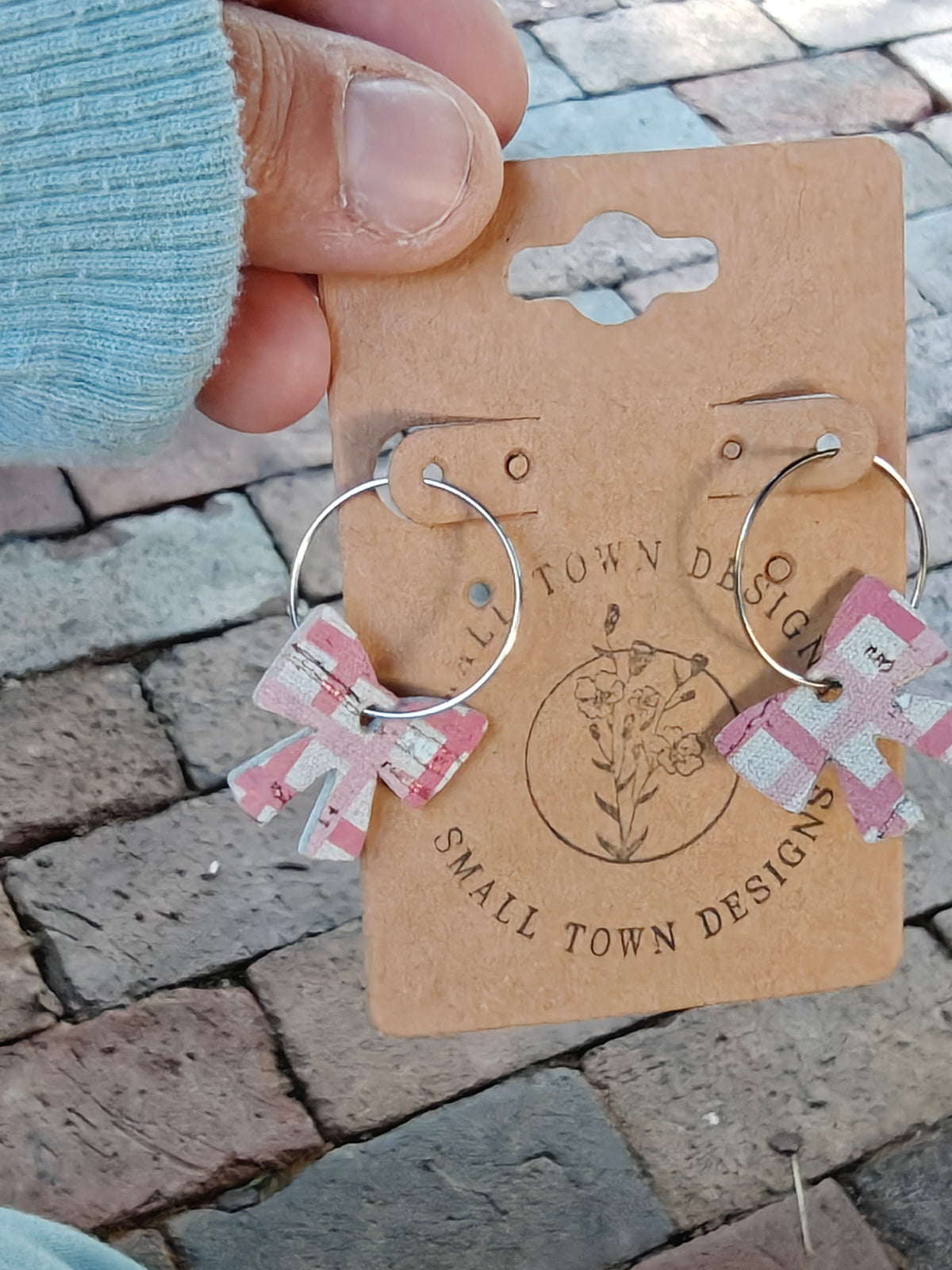 Pink plaid bows