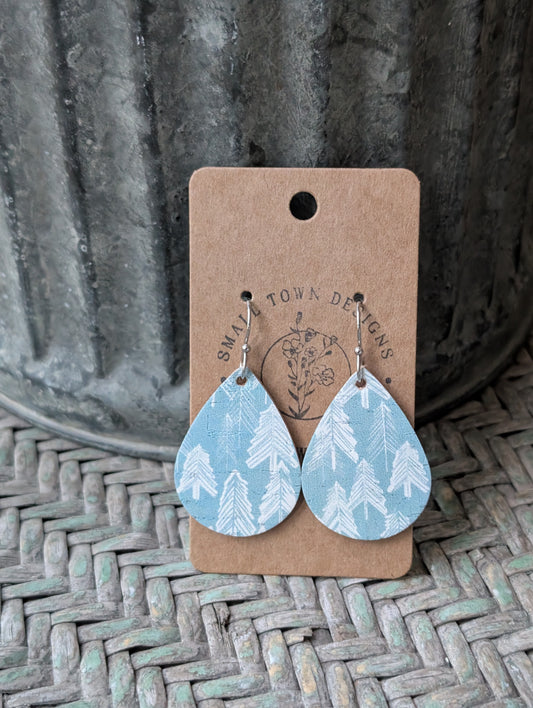 Blue Christmas Teardrops