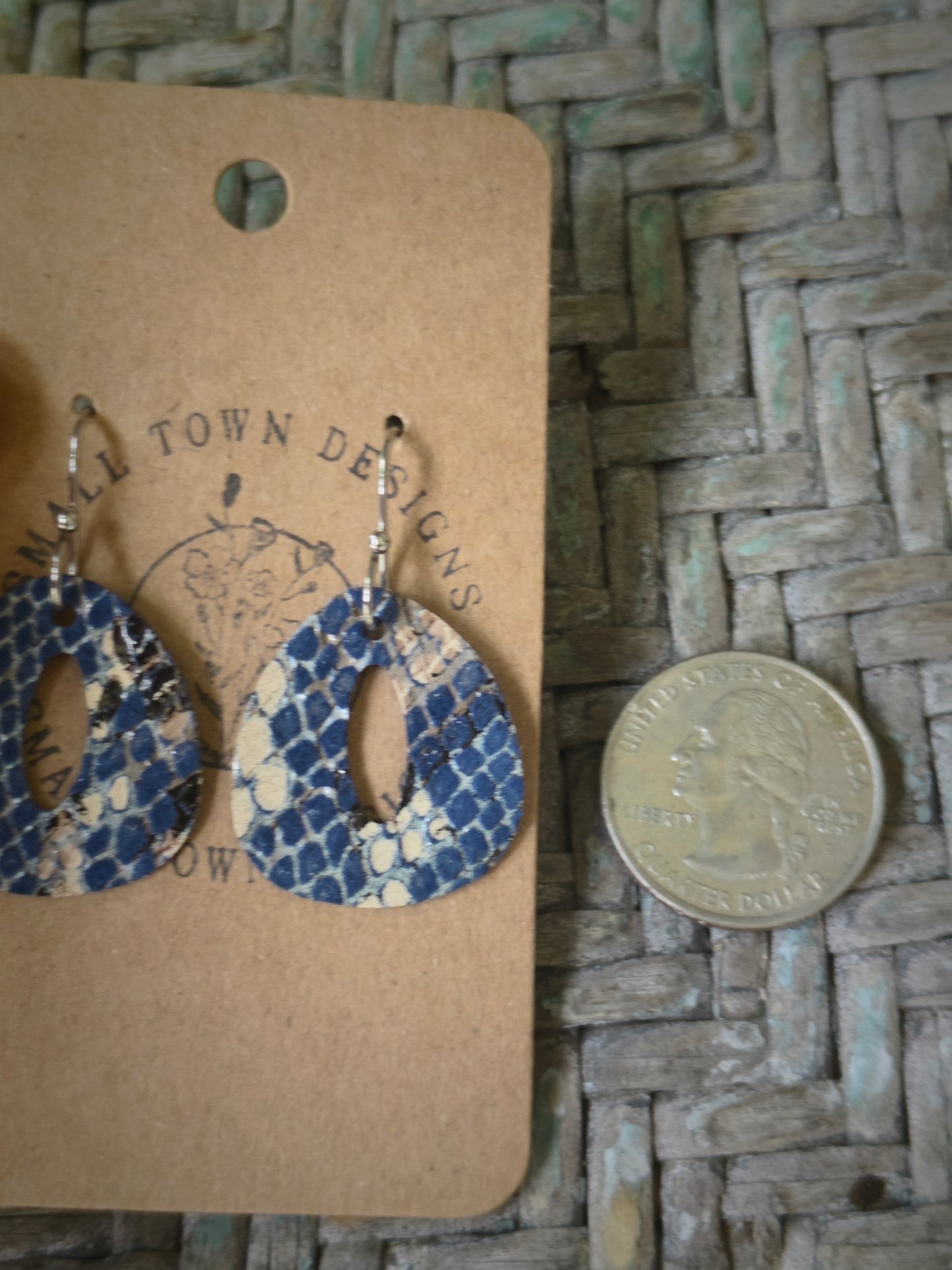 Blue Snakeskin Drops