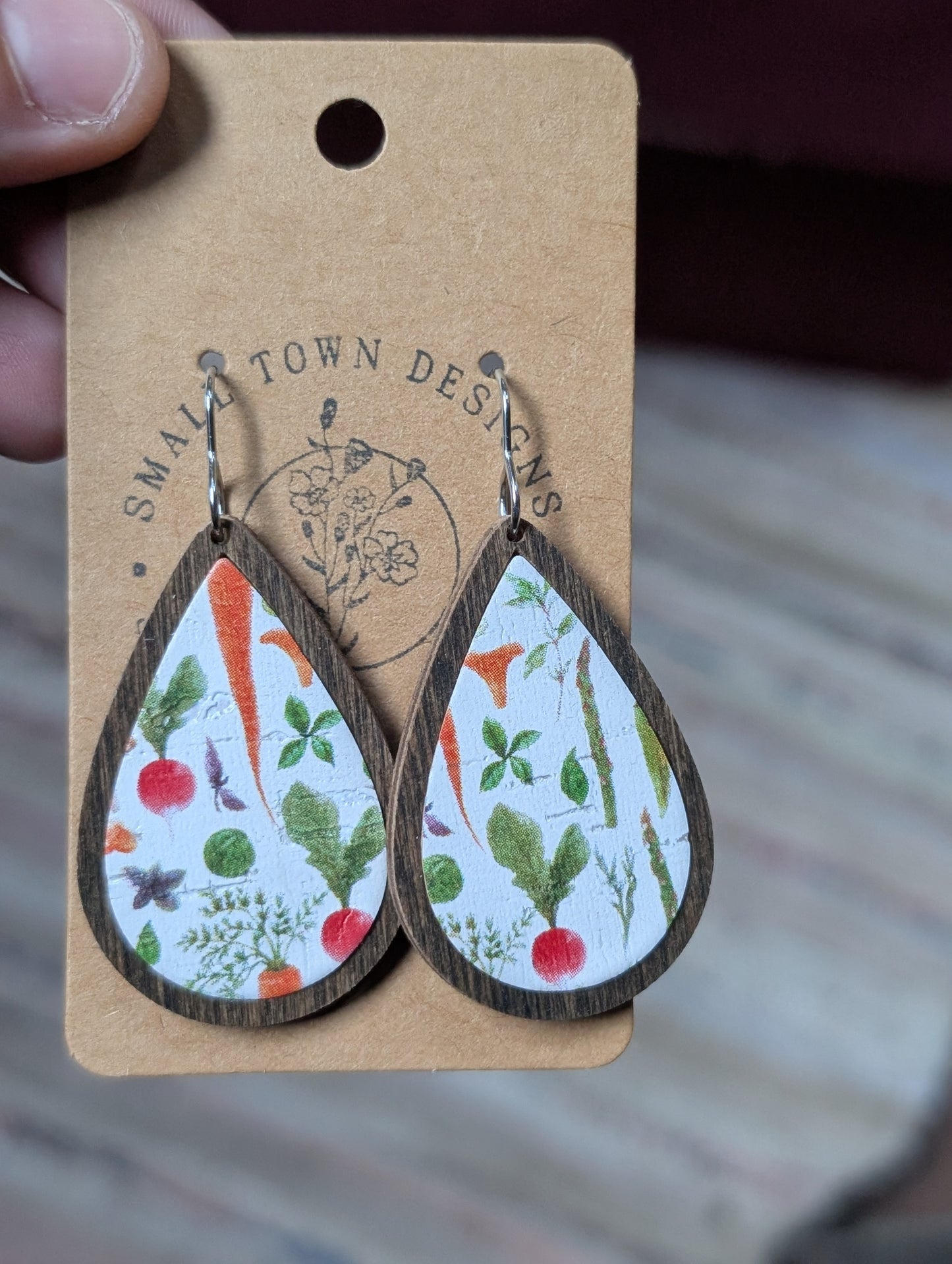 Garden Wooden Teardrops