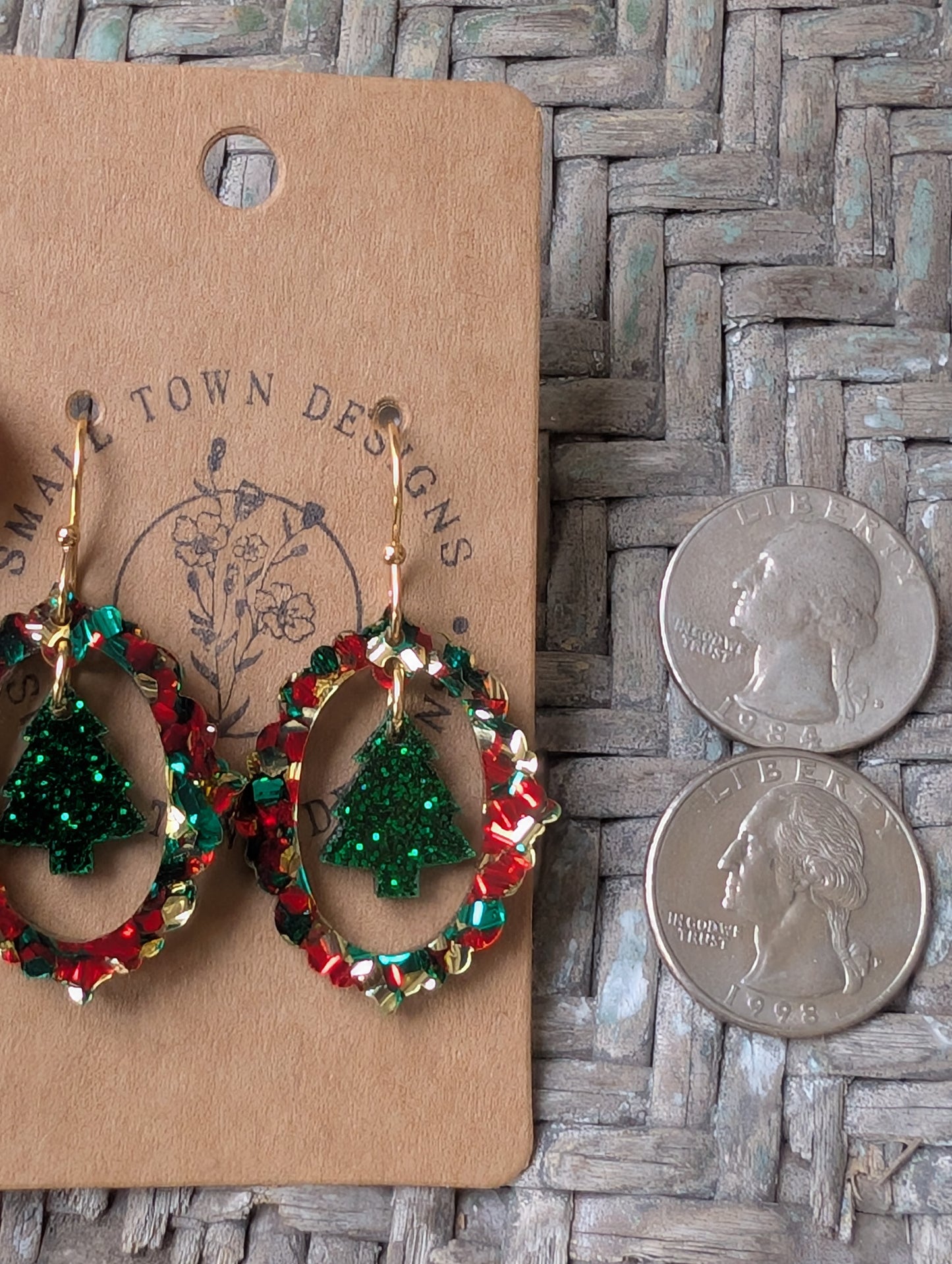 Vintage Framed Christmas Tree