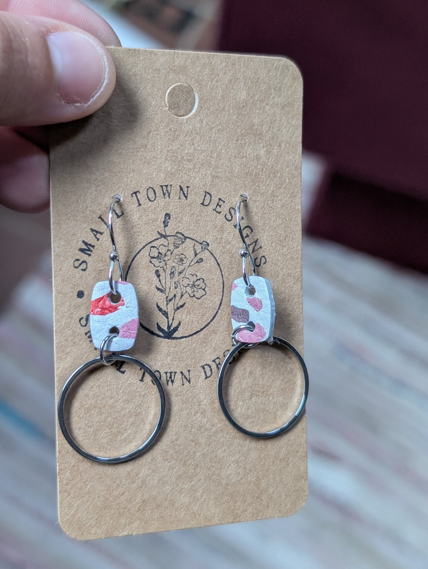 Pink & Red Dot Rings
