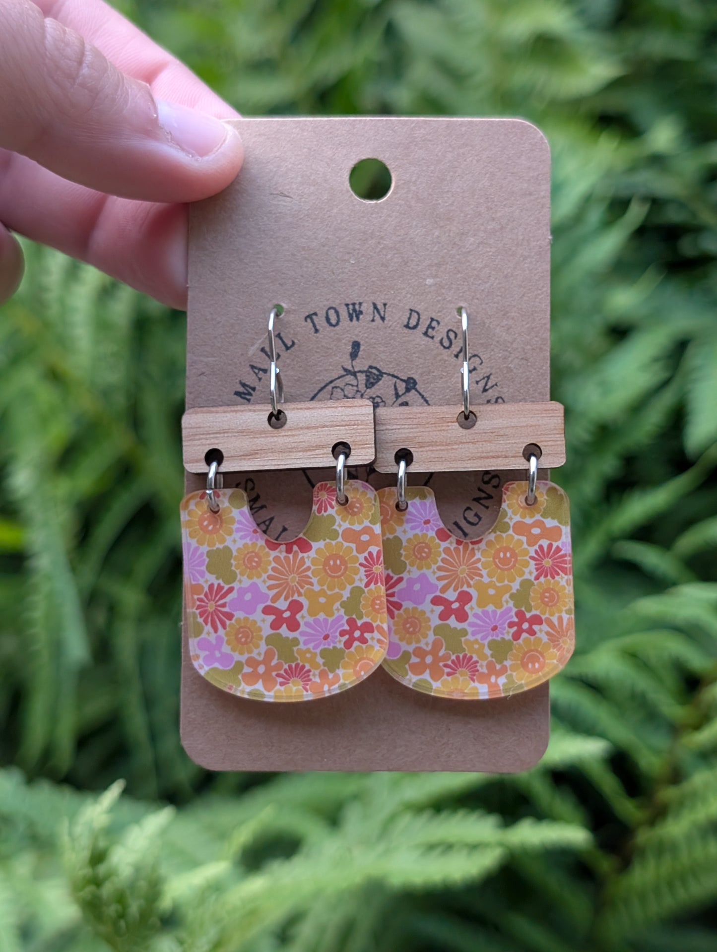Groovy Floral Dangles