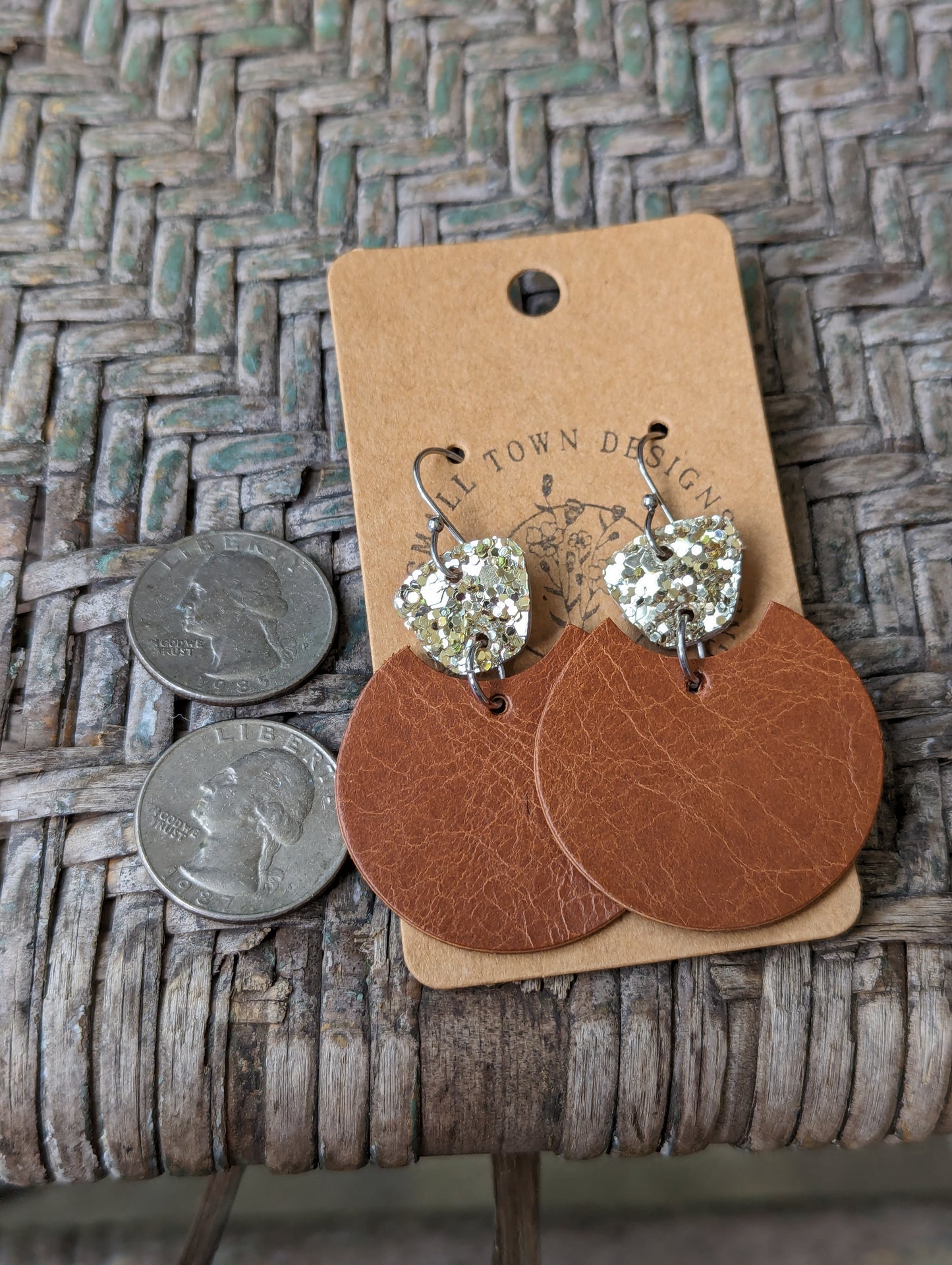 Brown & Gold Drops