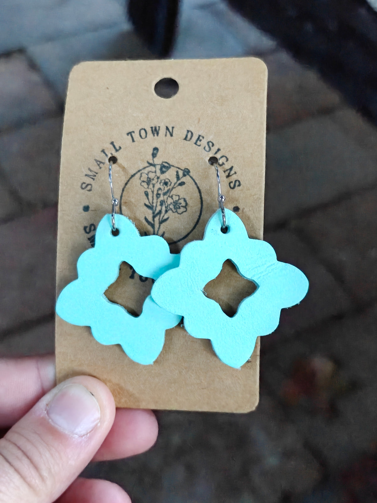 Light blue dangles