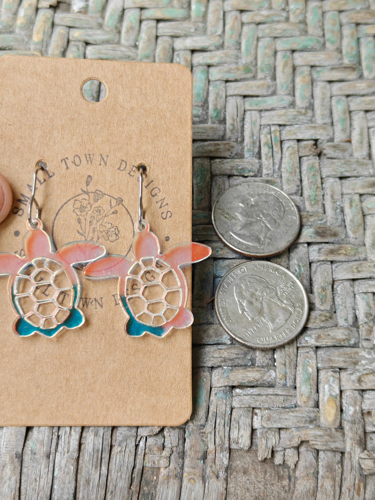 Holographic Sea Turtle Dangles