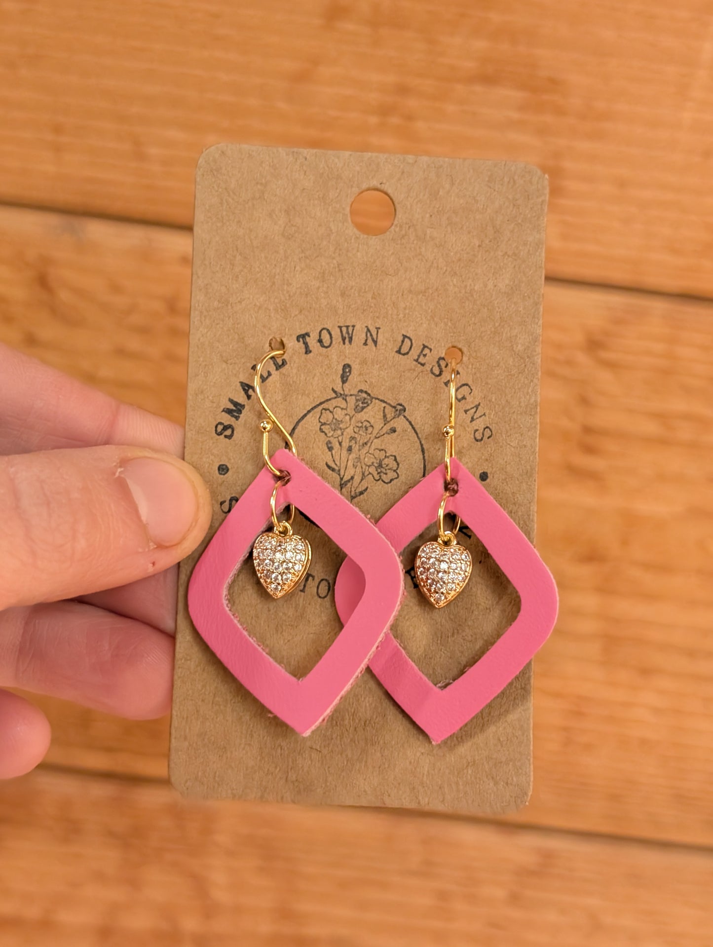 Pink Diamond Hearts