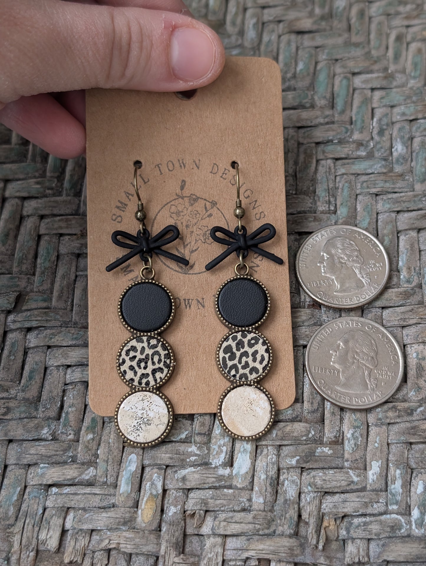 Black, Leopard, Marble Trios