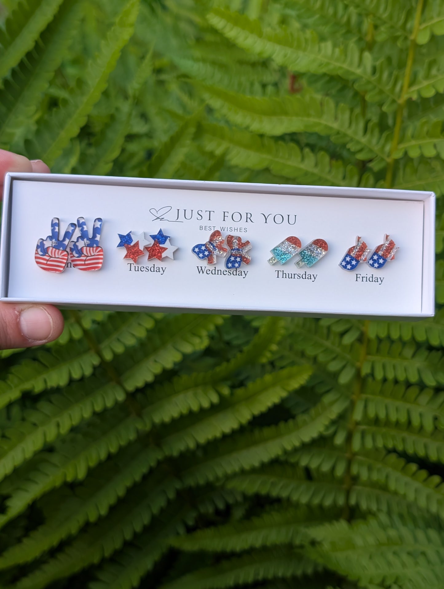 Patriotic Stud Box