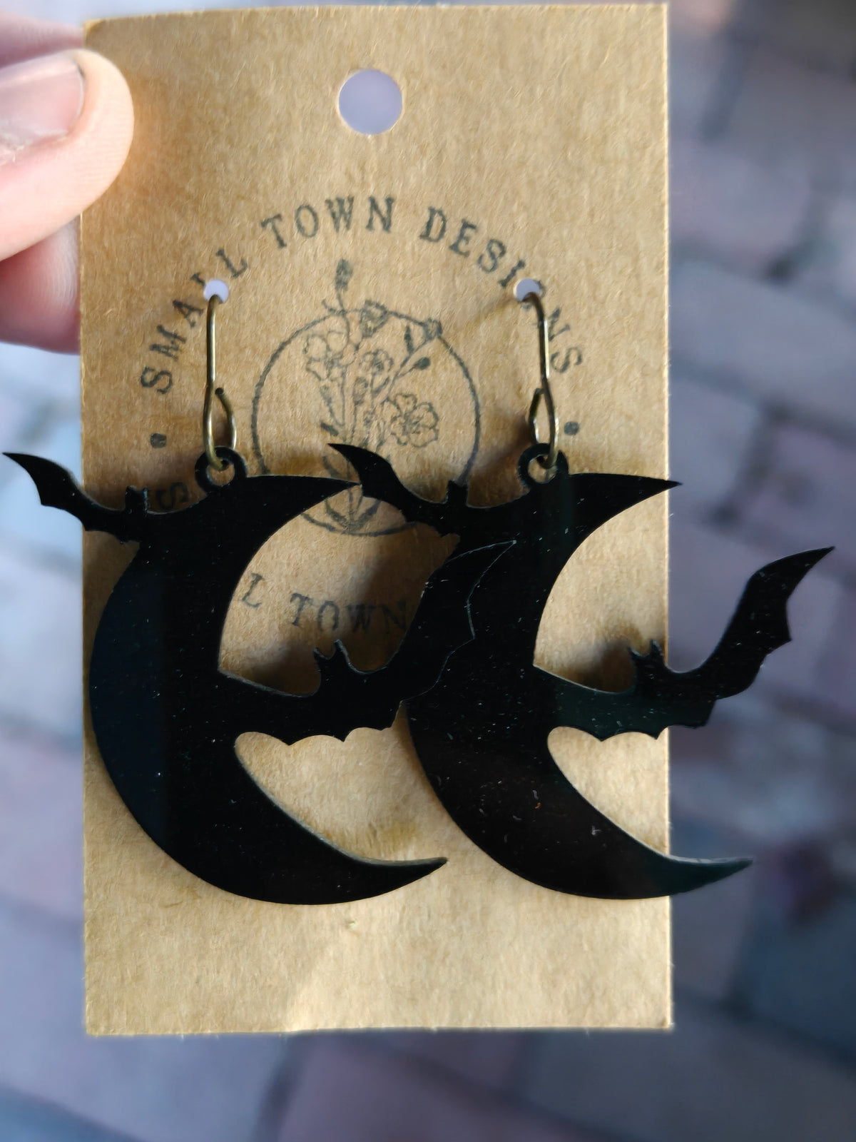 Bat moon dangles
