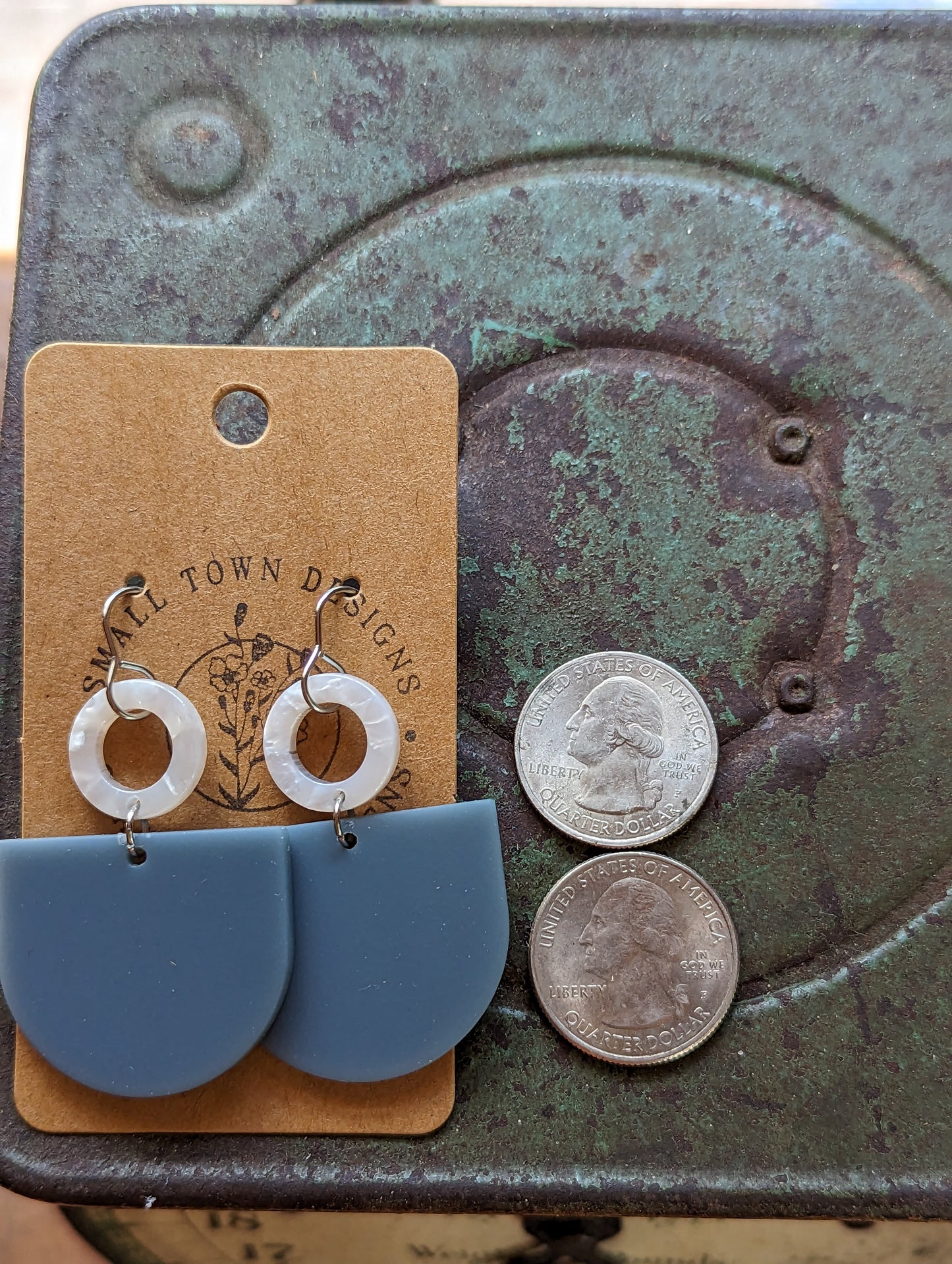 Dusty Blue Dangles