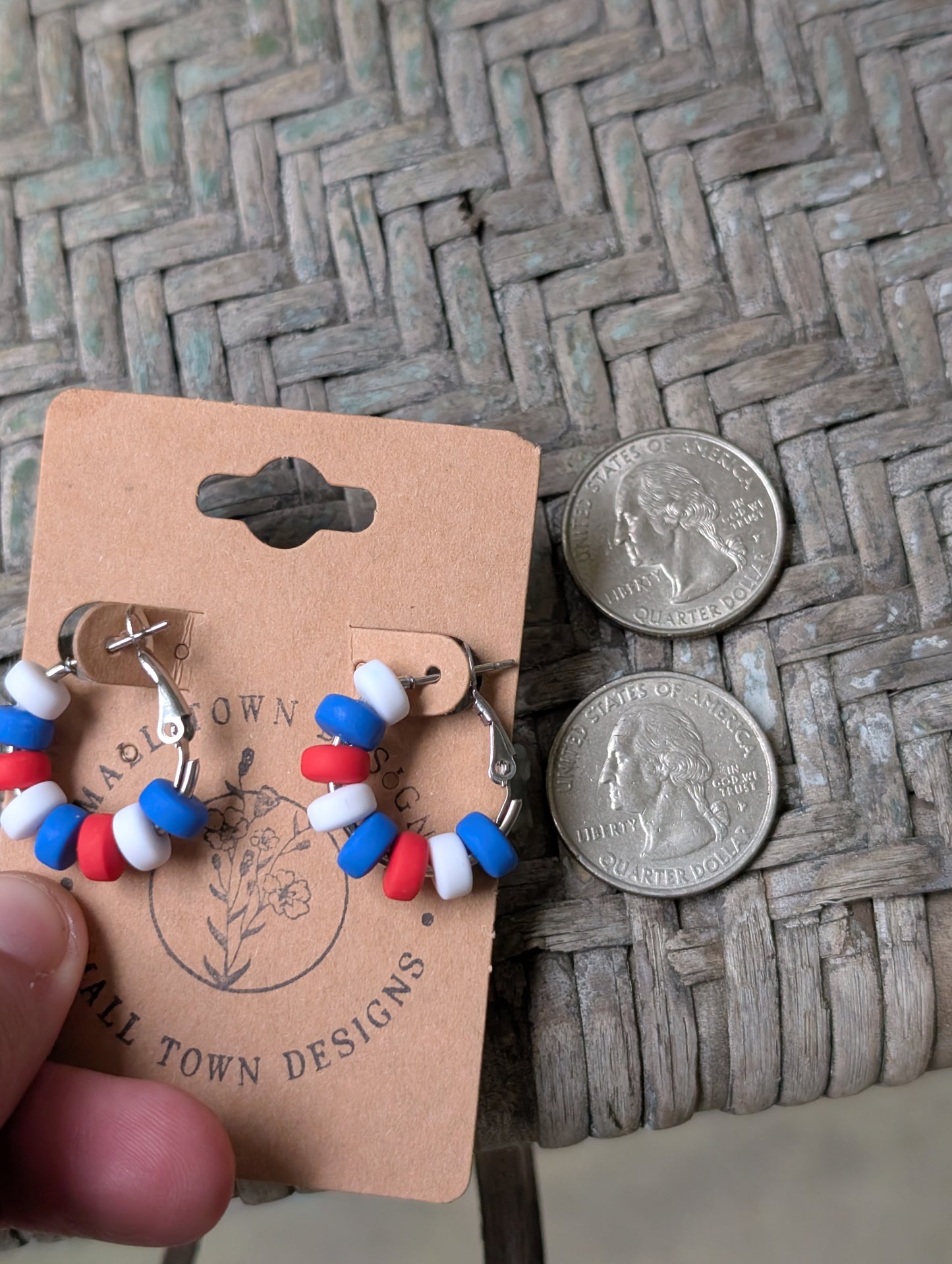Mini RW&B Hoops