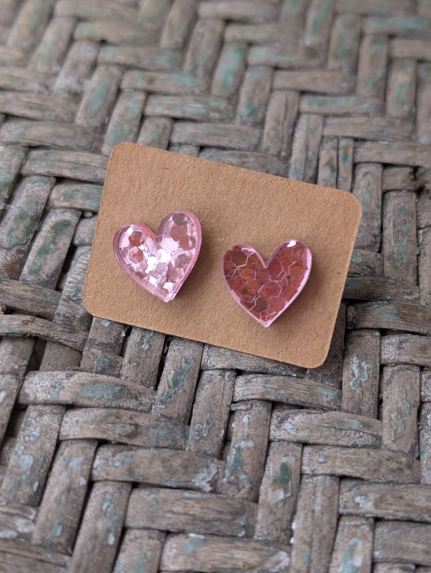 Pink Glitter Heart