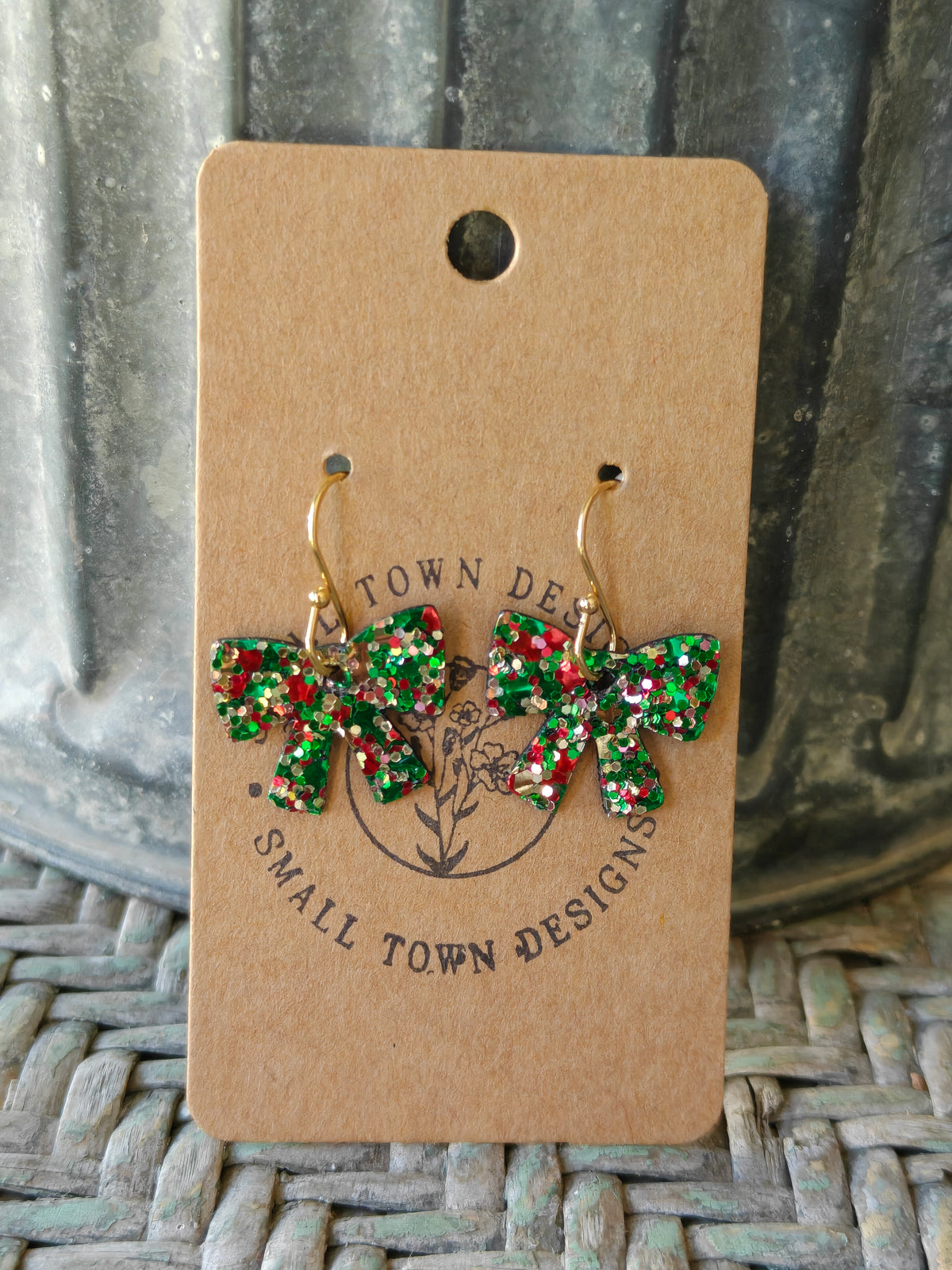 Christmas Glitter Bows