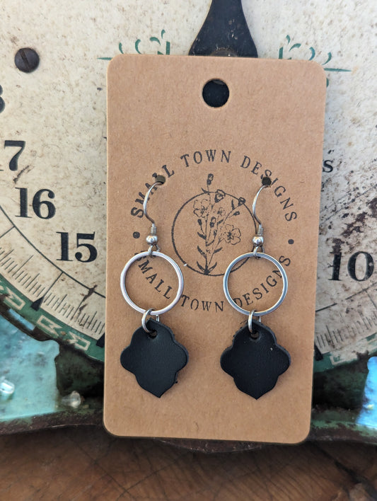 Dainty Black Dangles