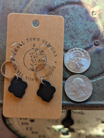 Dainty Black Dangles