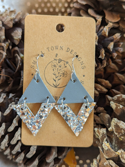 Gray & Silver Triangles