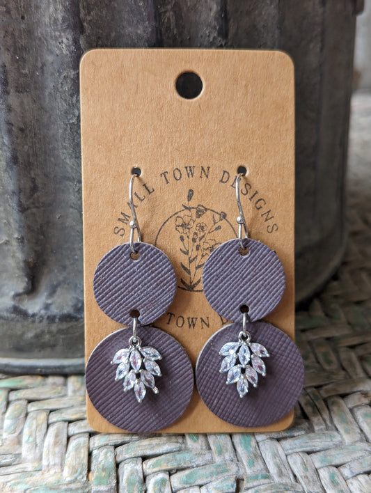 Purple/Gray Elegant Circles
