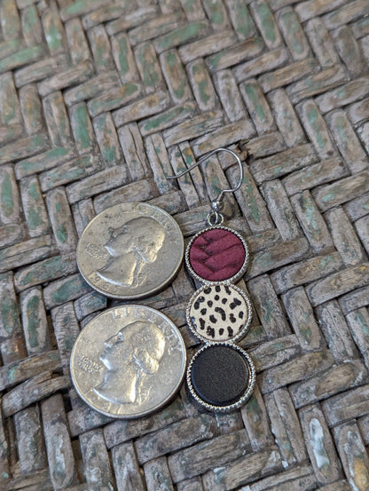 Maroon, Leopard, & Black Trios