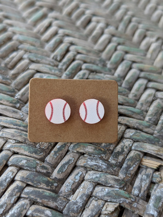 Acrylic Baseball Studs