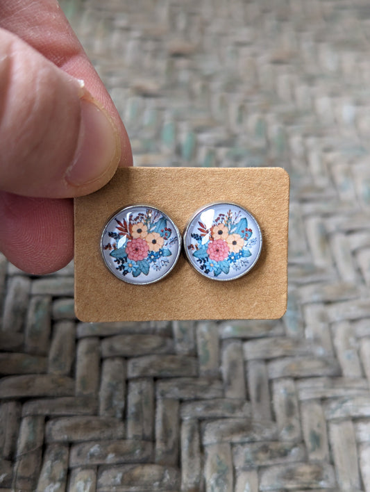 Spring Floral Studs