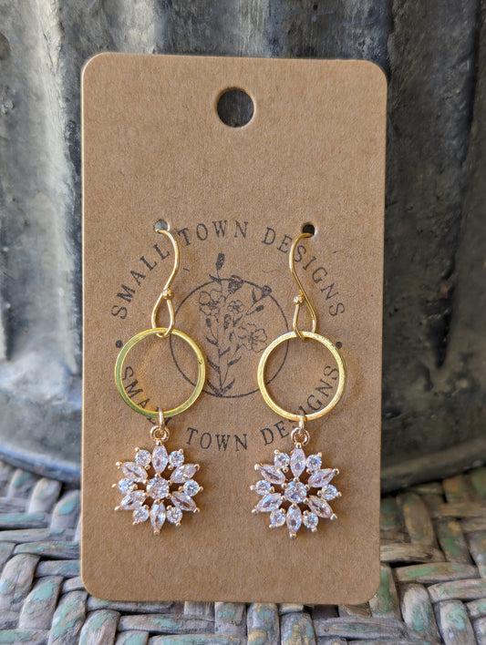 Dainty Gold Flowers