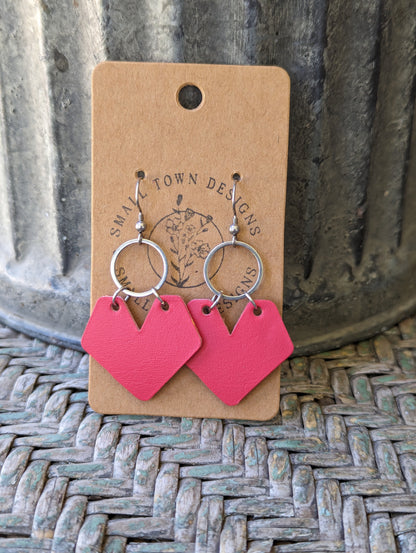 Abstract Coral Dangles